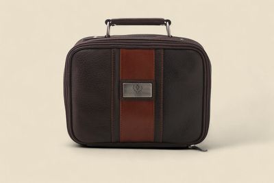 RUDYARD SADDLE LEATHER JOURNEY SHAVE CASE