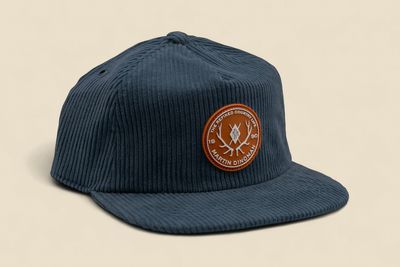 CORDUROY COUNTRY CAP - NAVY