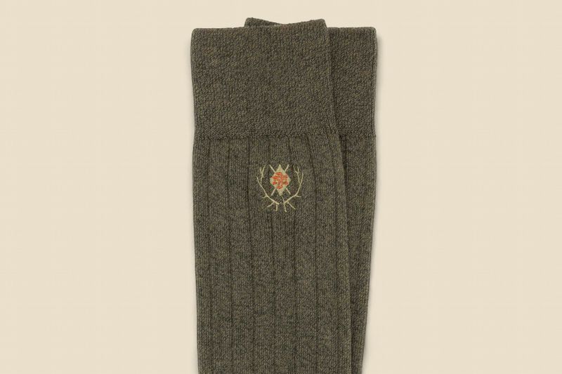 ALL SEASON COUNTRY CLASSIC MERINO WOOL AND PIMA COTTON SOCKS - SAGE