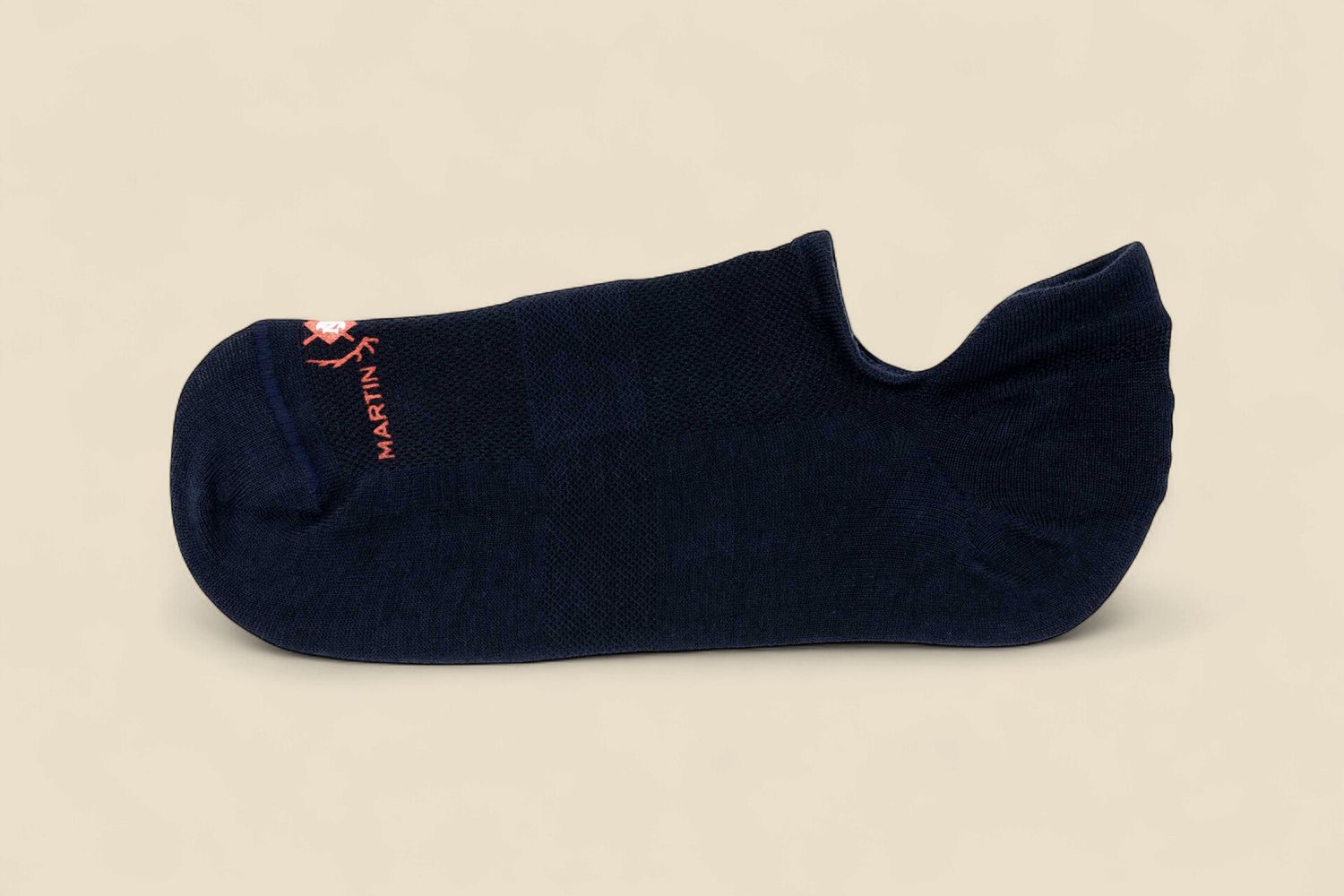 SIGNATURE SNEAKER PIMA COTTON SOCKS - NAVY