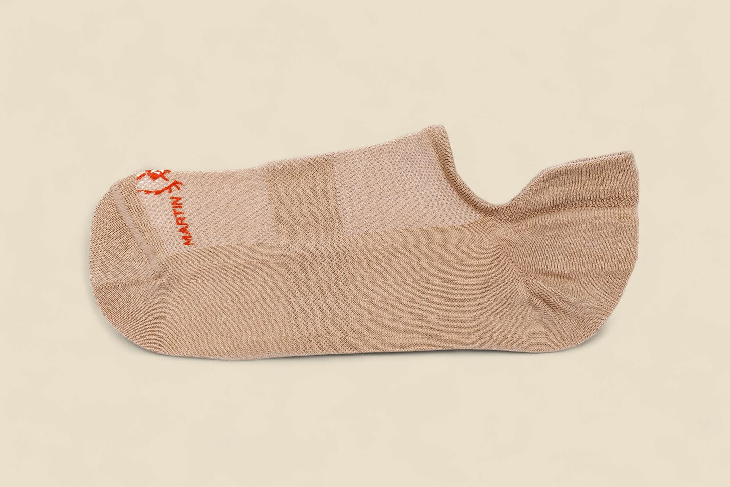 SIGNATURE SNEAKER PIMA COTTON SOCKS - KHAKI