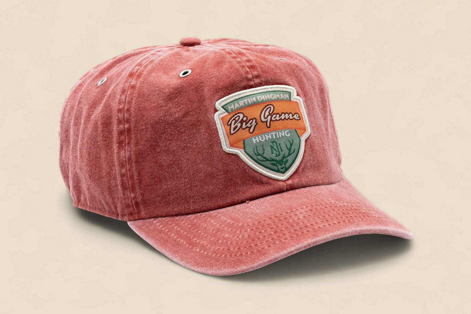 TWILL COUNTRY CAP - PERSIMMON