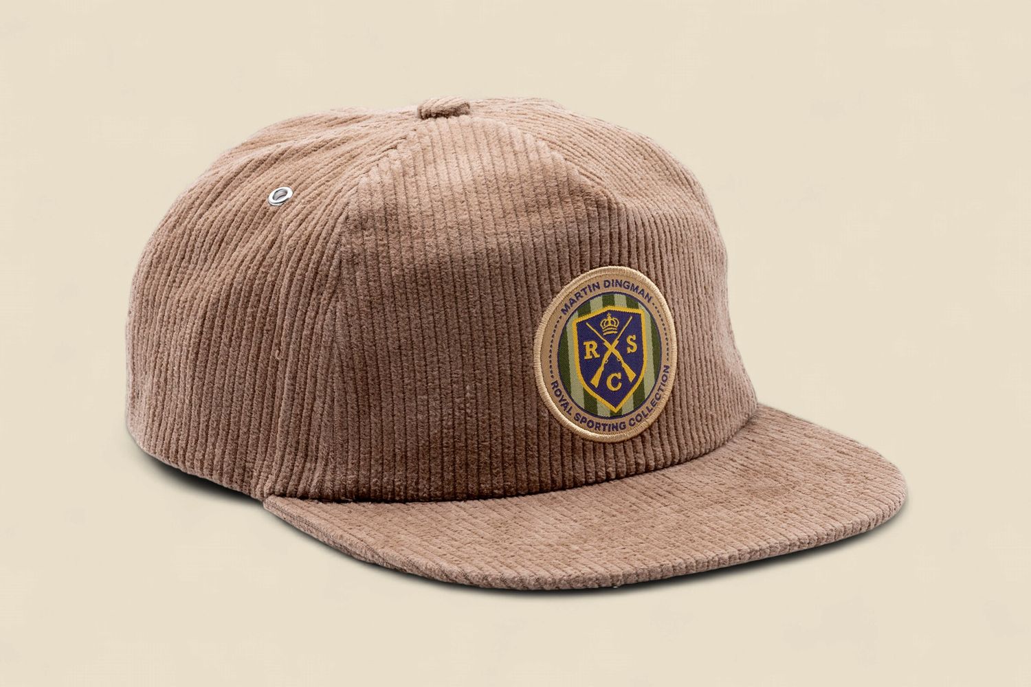 CORDUROY COUNTRY CAP - CHESTNUT