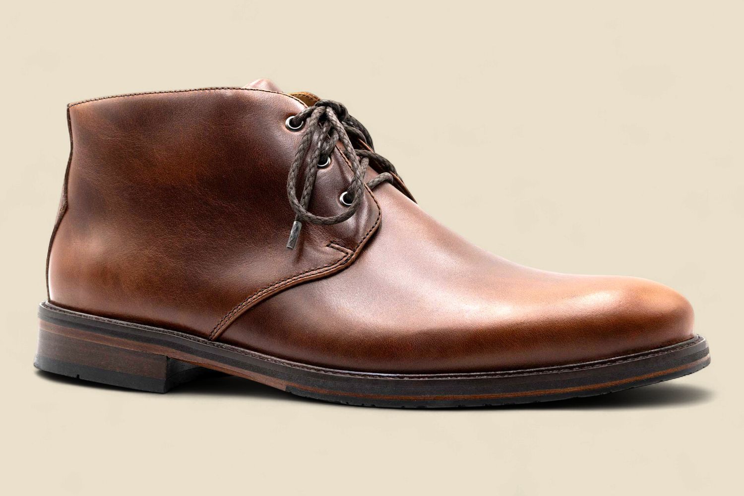 OLD ROW OILED SADDLE LEATHER CHUKKA BOOTS - CIGAR