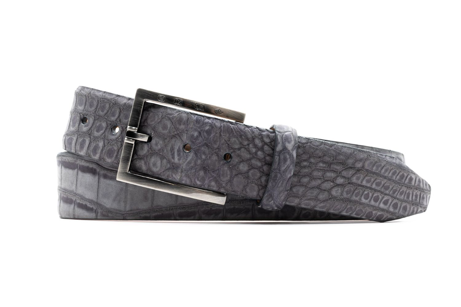 ONE BY ONE GENUINE ALLIGATOR - SLATE