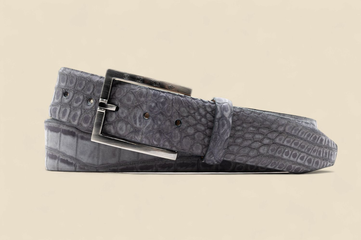ONE BY ONE GENUINE ALLIGATOR - SLATE