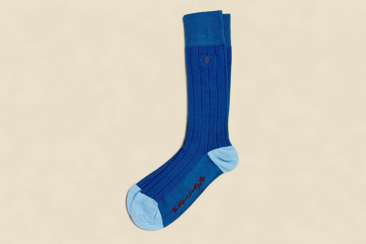 VENTILATED ALL SEASON PERUVIAN PIMA COTTON SOCKS - PERIWINKLE
