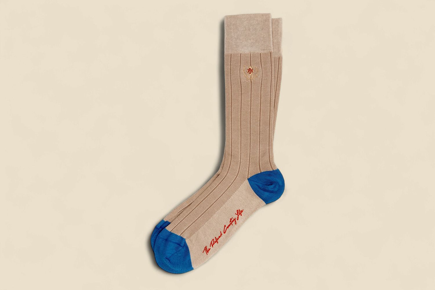 VENTILATED ALL SEASON PERUVIAN PIMA COTTON SOCKS - SAND