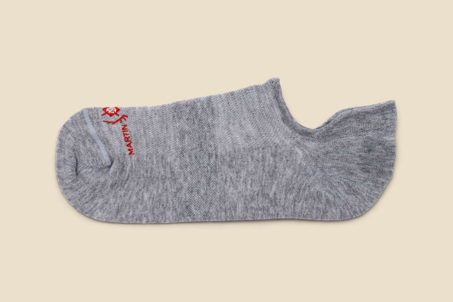 SIGNATURE SNEAKER PIMA COTTON SOCKS - HEATHER GREY