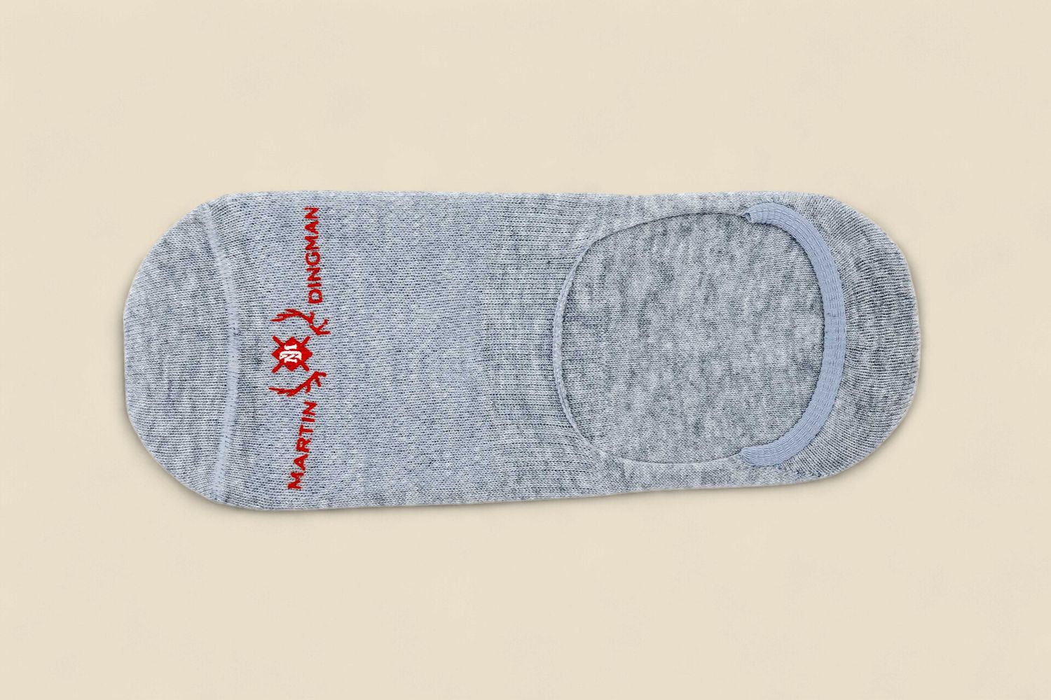 SIGNATURE LOAFER PIMA COTTON SOCKS - HEATHER GREY