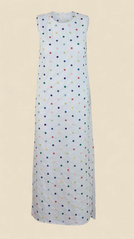 Shift Dress - Multi Dot