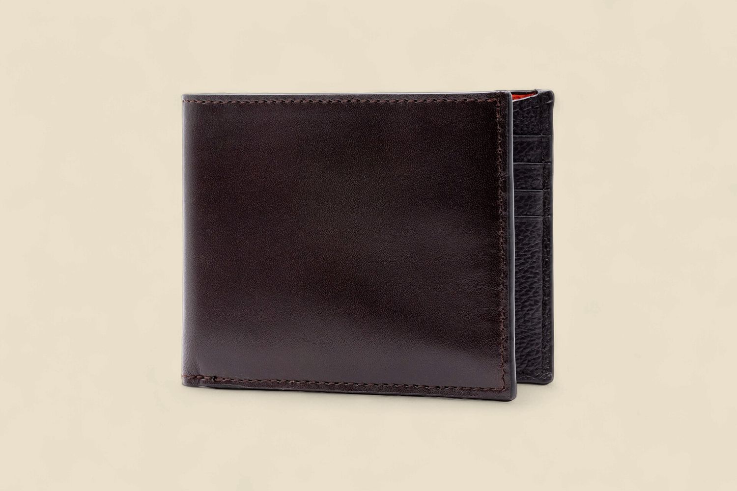 EDWARD SADDLE LEATHER BILLFOLD - CHOCOLATE