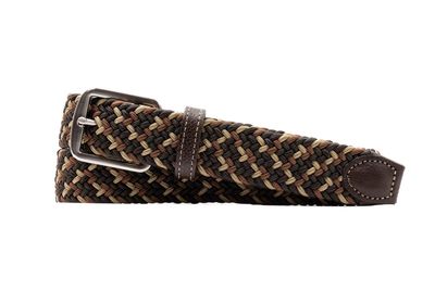 NEWPORT WOVEN ITALIAN RAYON ELASTIC BELT - SPRUCE