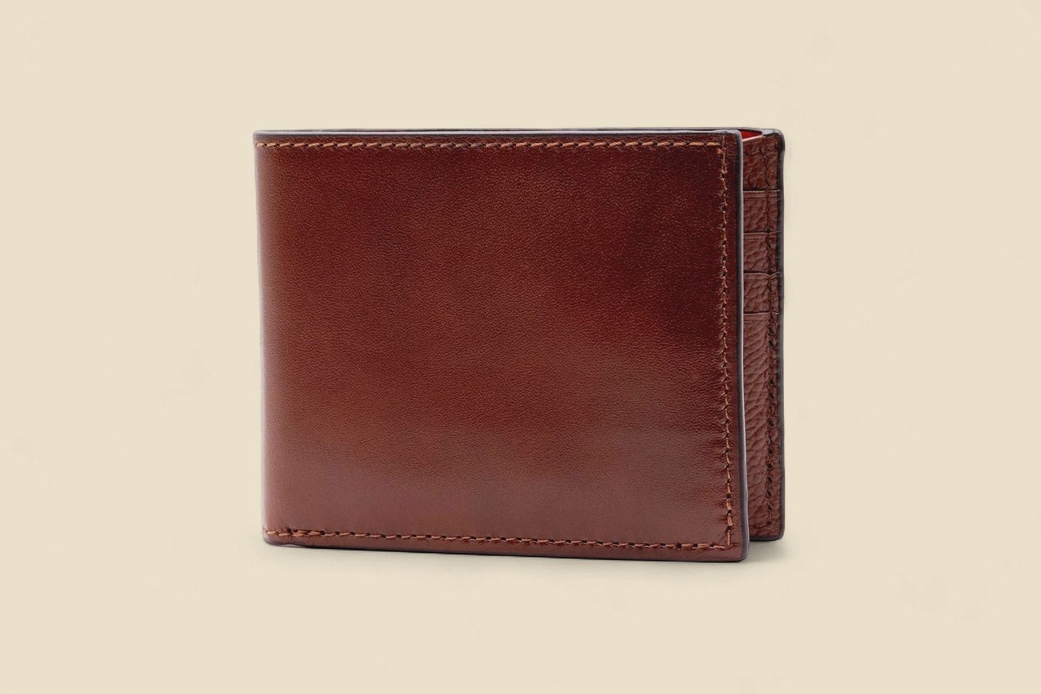 EDWARD SADDLE LEATHER BILLFOLD - TAN