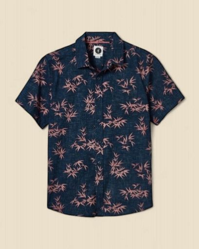 Coastline Woven  Navy Bamboo