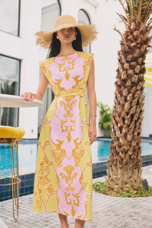 PERRY DRESS - SIRENS BLUSH