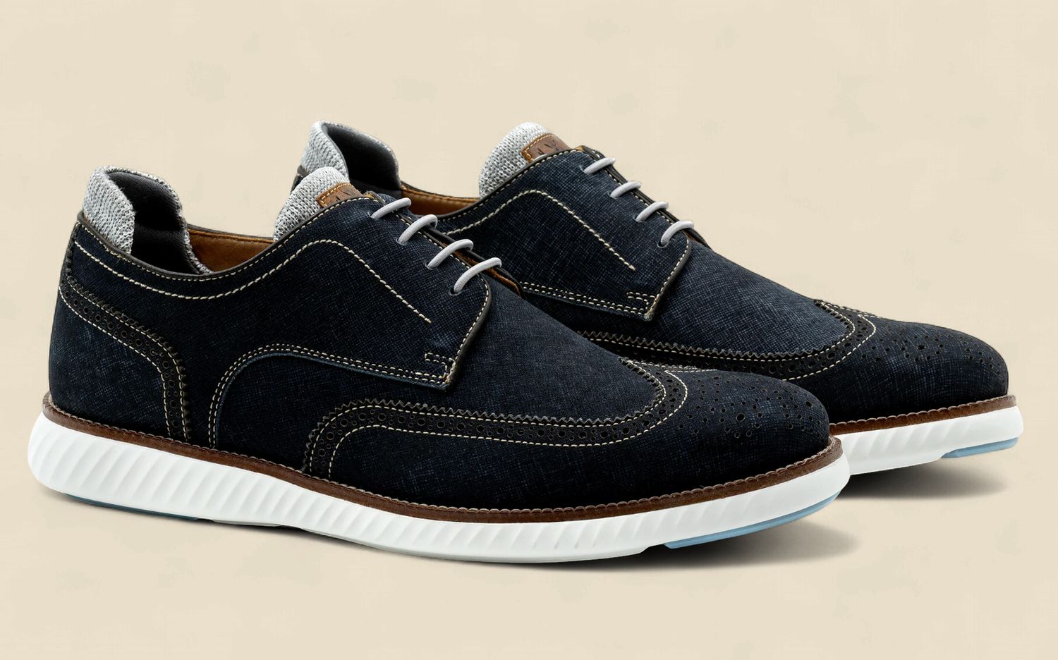 COUNTRYAIRE NUBUCK WINGTIP - Navy