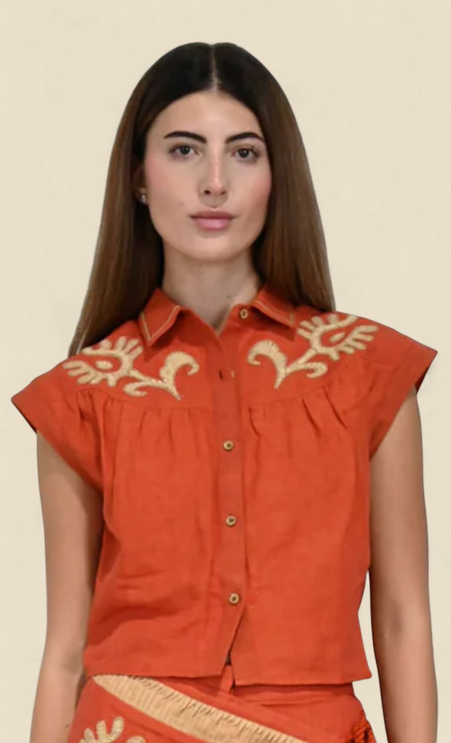 TANSY TOP RAFIA