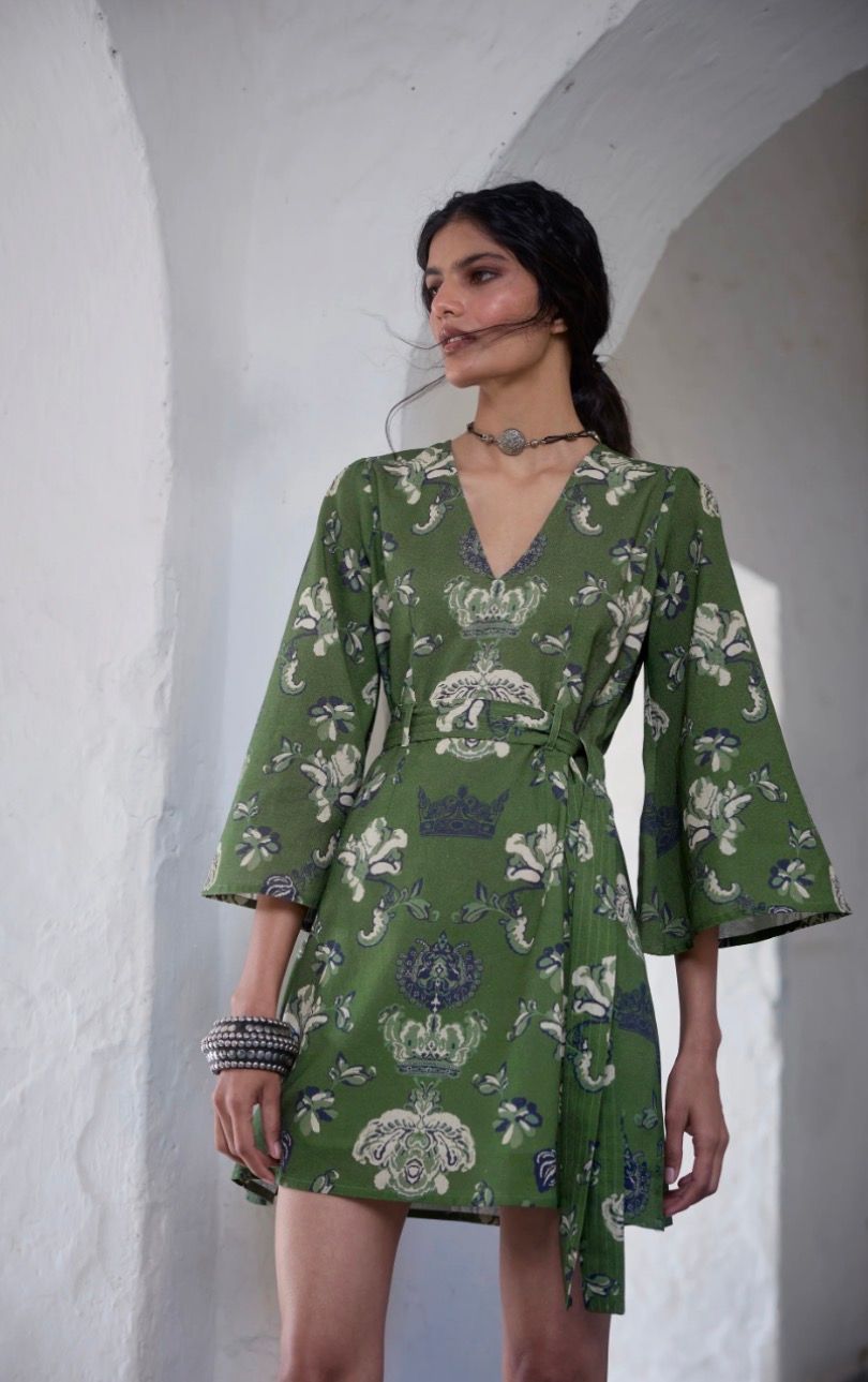 Kennedy Dress - Windsor Moss