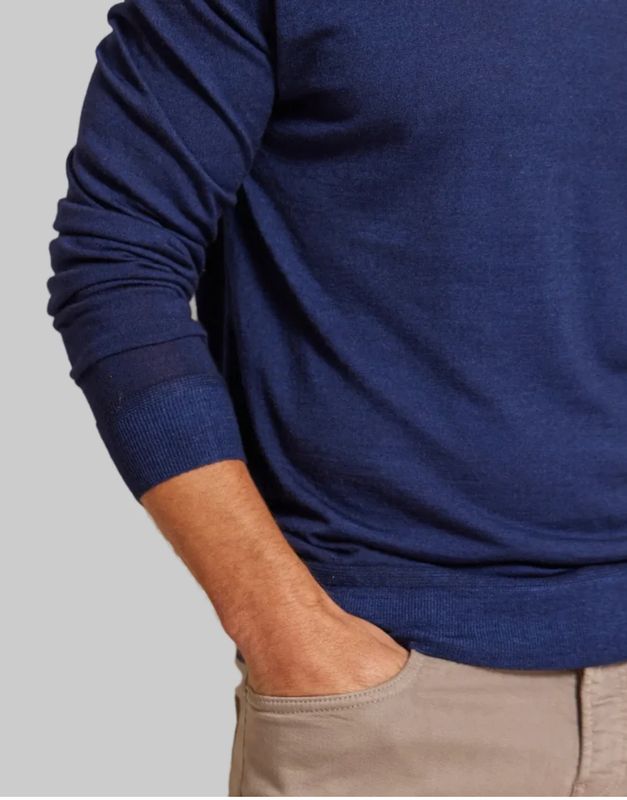 THE BANKS - LS LIGHTWEIGHT MERINOMAX CREW NECK SWEATER