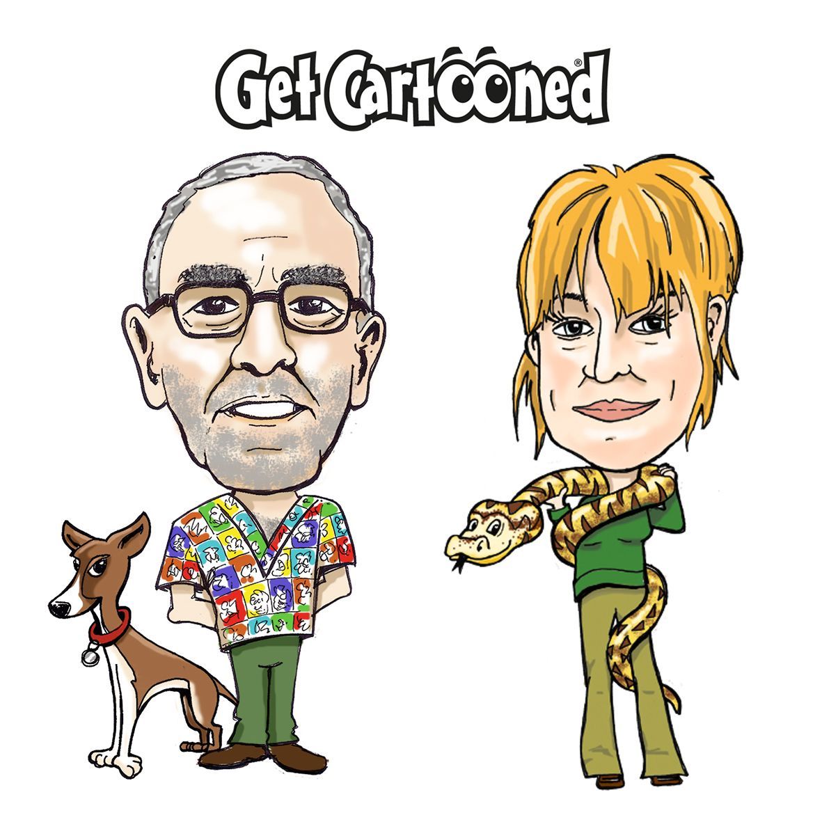 TWO FULL LENGTH POSES