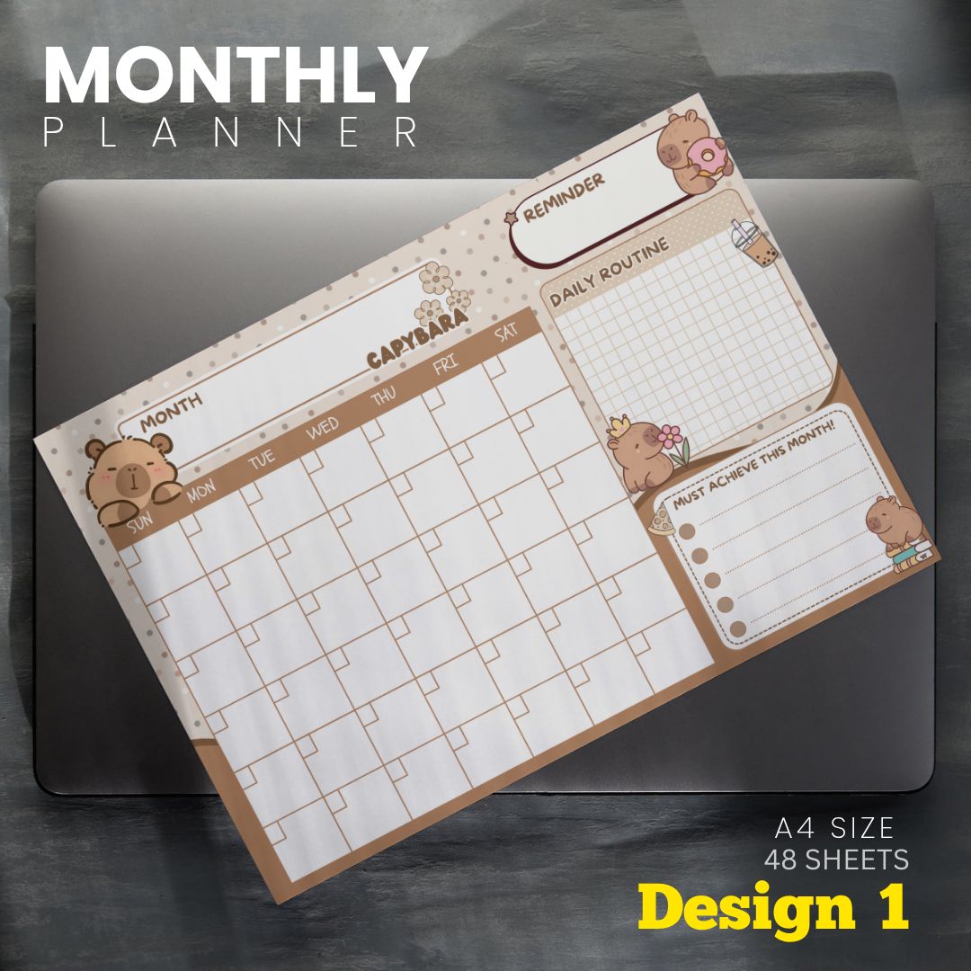 Themed Monthly Planner