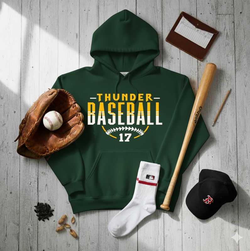 Gretna Thunder Stripe (Custom Number) GREEN - ADULT