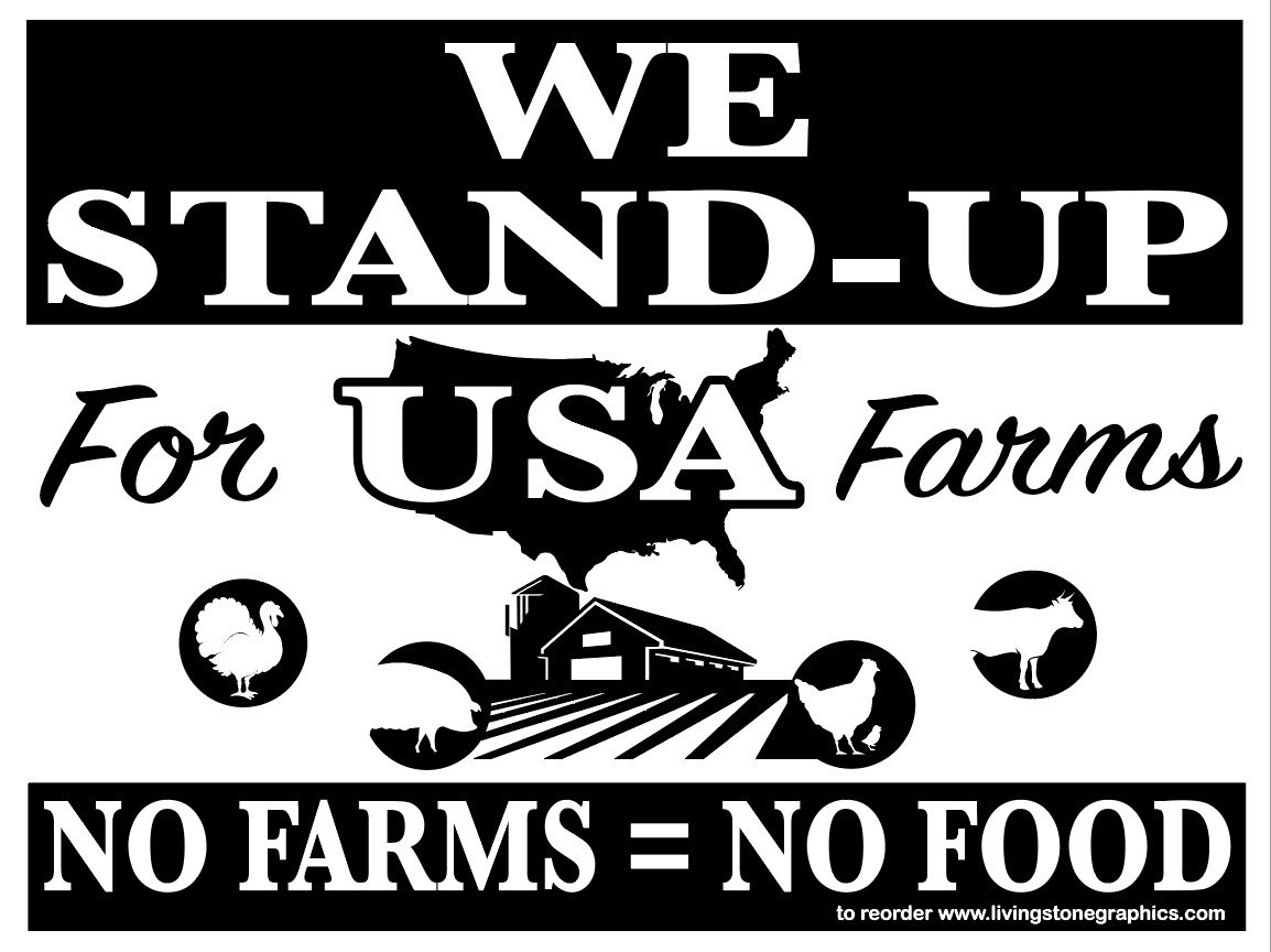 STAND UP for USA -100 signs - $6.95 EACH FREE SHIPPING!