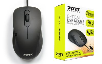 Souris optique USB Port Connect 900400-PRO