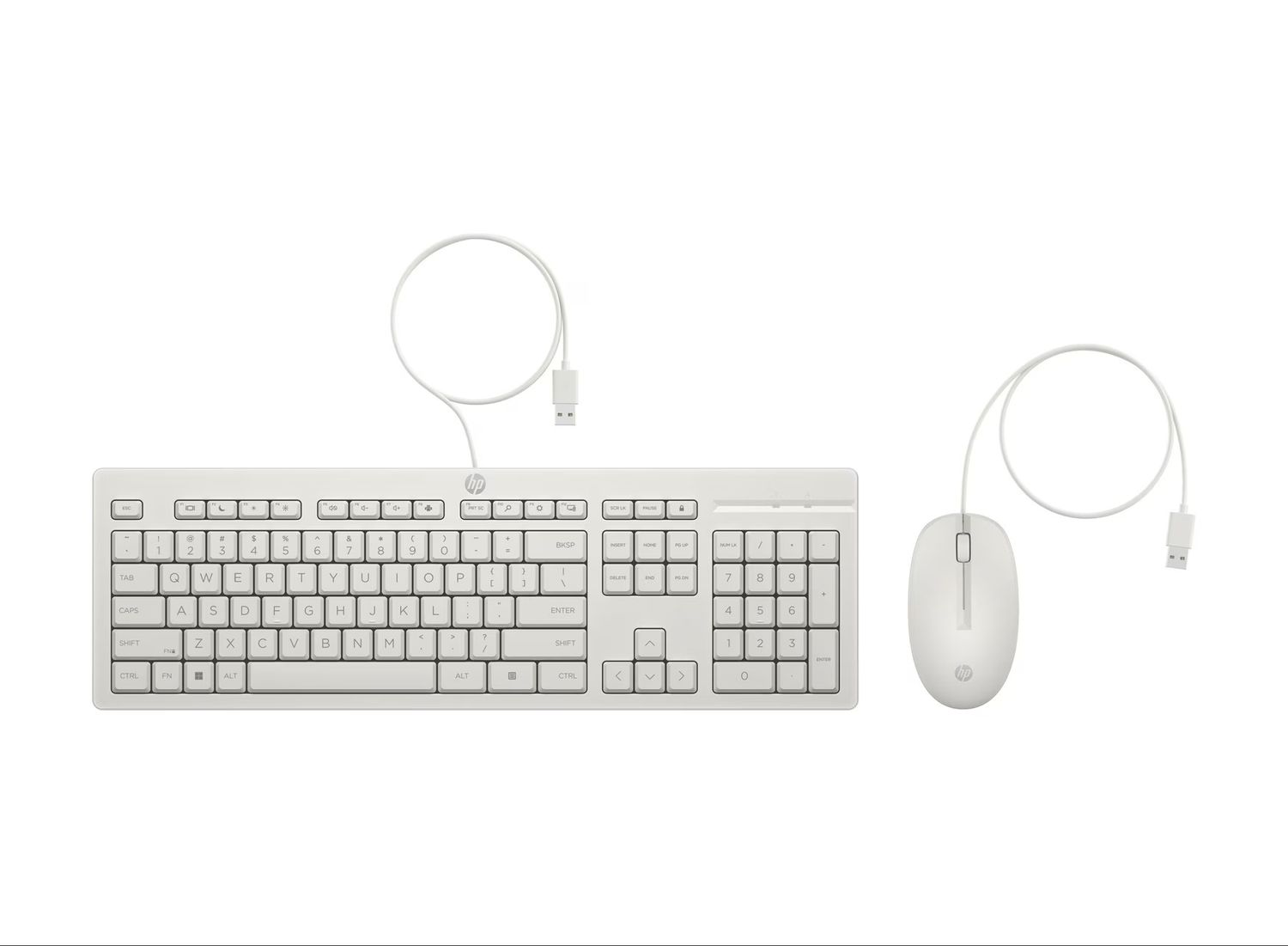 Kit Clavier Souris HP 310 filaire Blanc HP