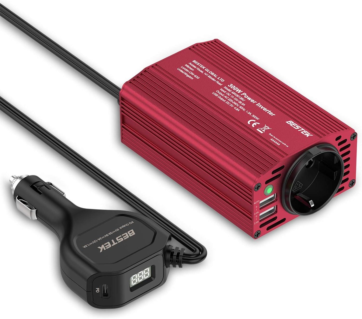 Bestek power inverter 300 Watts