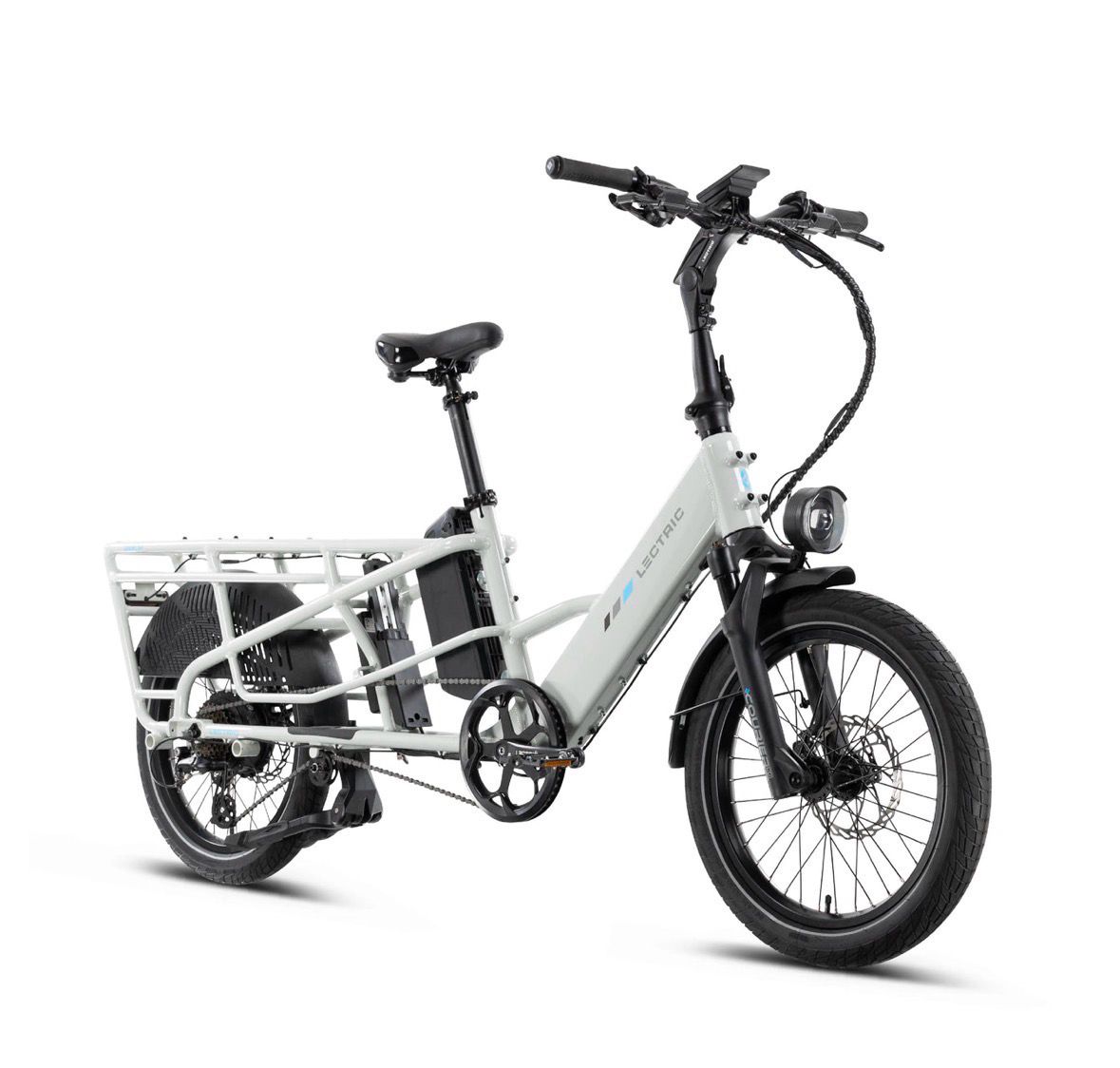 Lectric XPedition Electric Cargo Bike 750W (1310W Peak), 48V 13Ah Battery, Up to 45 km/h, White