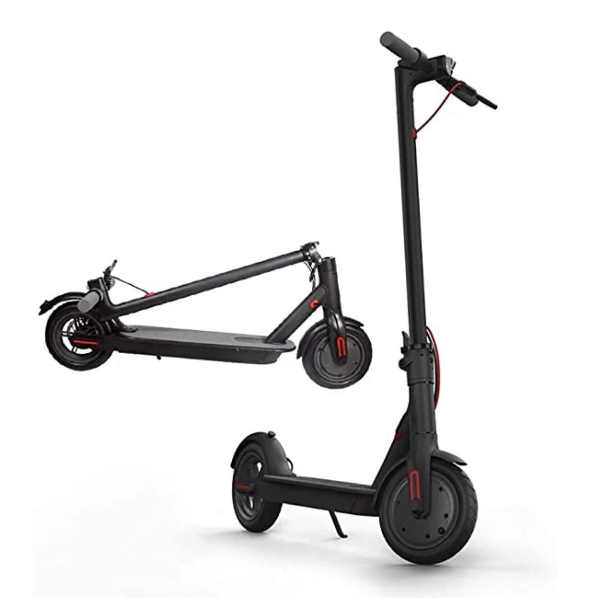 SKY 2-Wheel Electric Scooter 350W Motor, 36V 10Ah Battery, Up to 45 km/h, 8.5&quot; Honeycomb Tires, Black