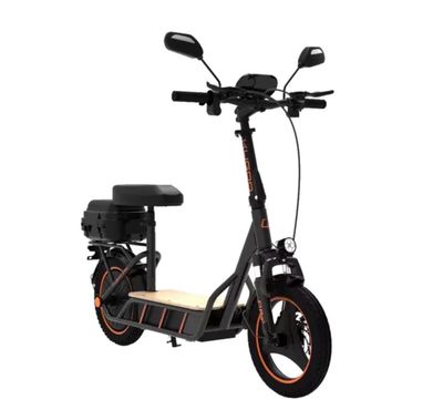 Hugo Electric Scooter 500W Motor, 48V 10.4Ah Battery, Up to 60 km/h, 45 km Range, Disc Brakes, Front Suspension, Rear Storage Box