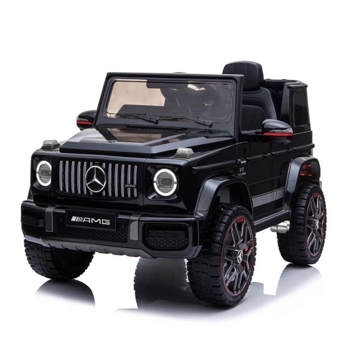 Mercedes G63 AMG Kids Electric Car 12V – Black, For ages 2-6 years.