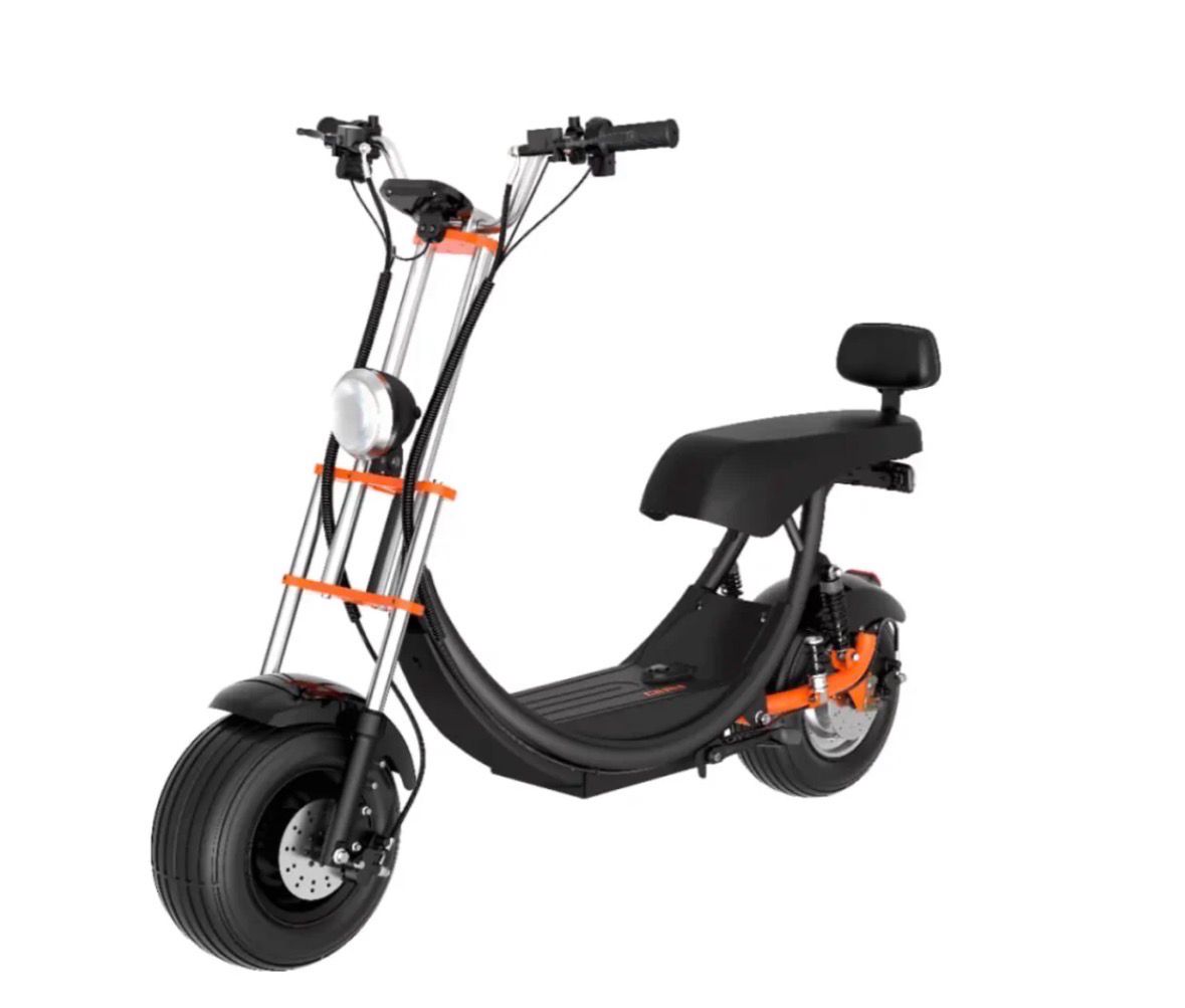 CityCoco Electric Scooter 2000W | Max Speed 45km/h | 60V 20Ah Fat Tire E-Scooter with Backrest