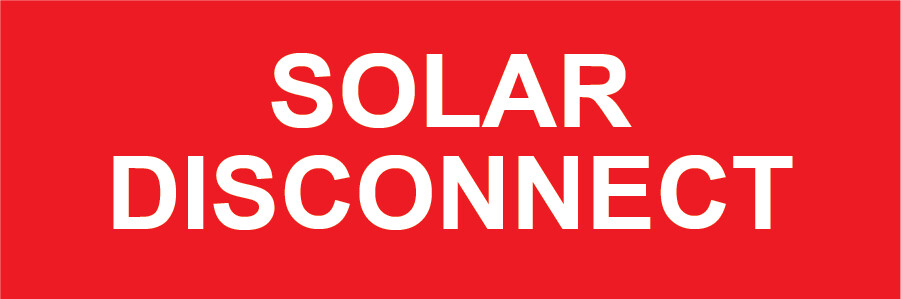 Solar Disconnect