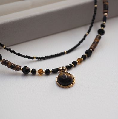 Naszyjnik &quot;Black Tiger&quot;