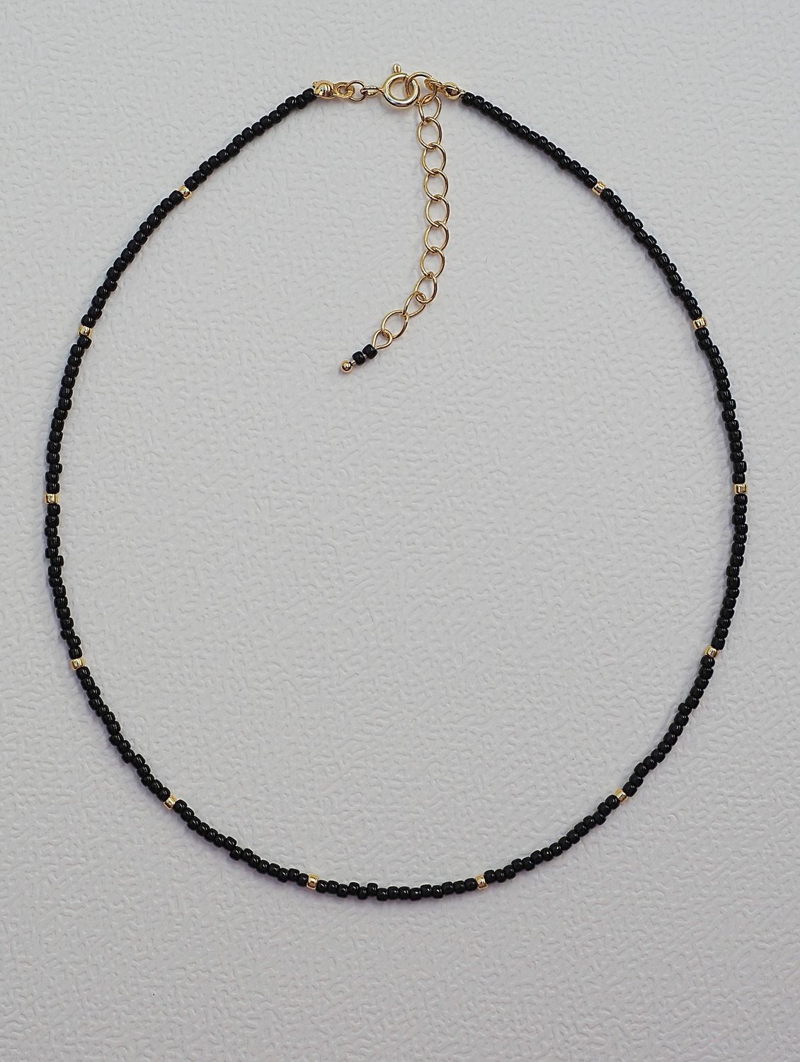 Choker &quot;Black &amp; Gold&quot;
