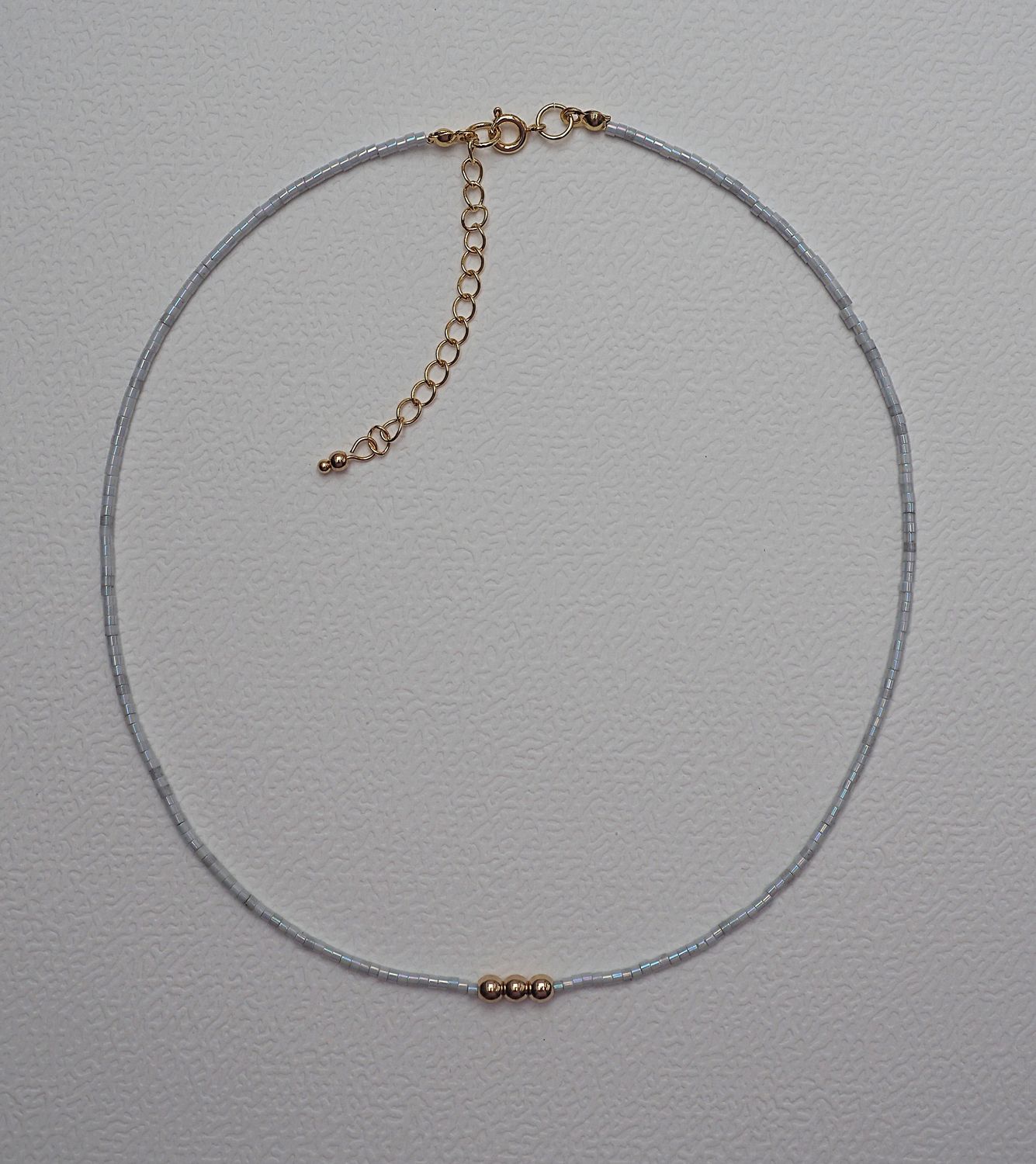 Choker &quot;Gray Elegance&quot;