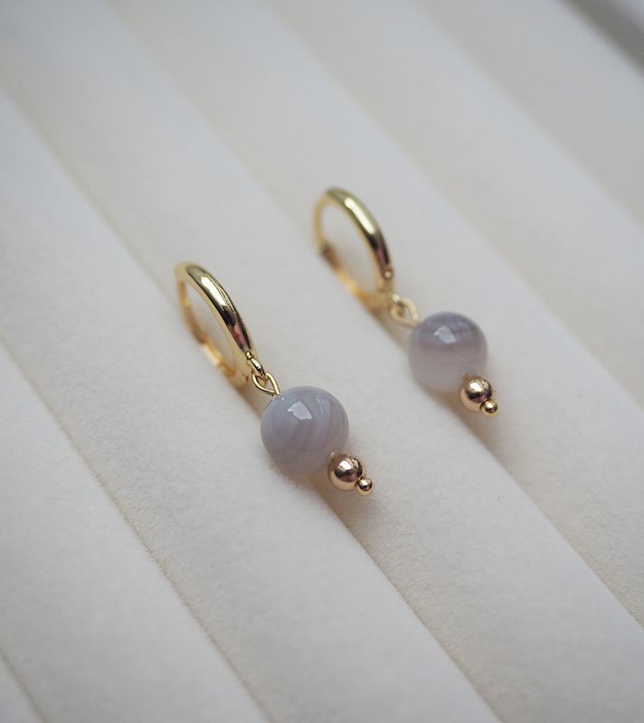 Kolczyki &quot;Gray Elegance&quot;