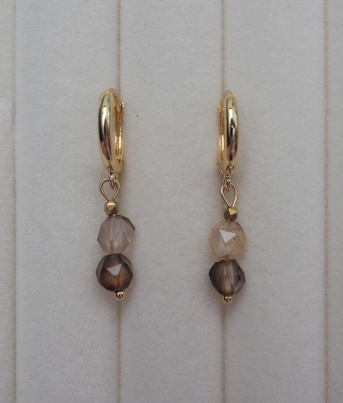 Kolczyki &quot;Cappuccino&quot;