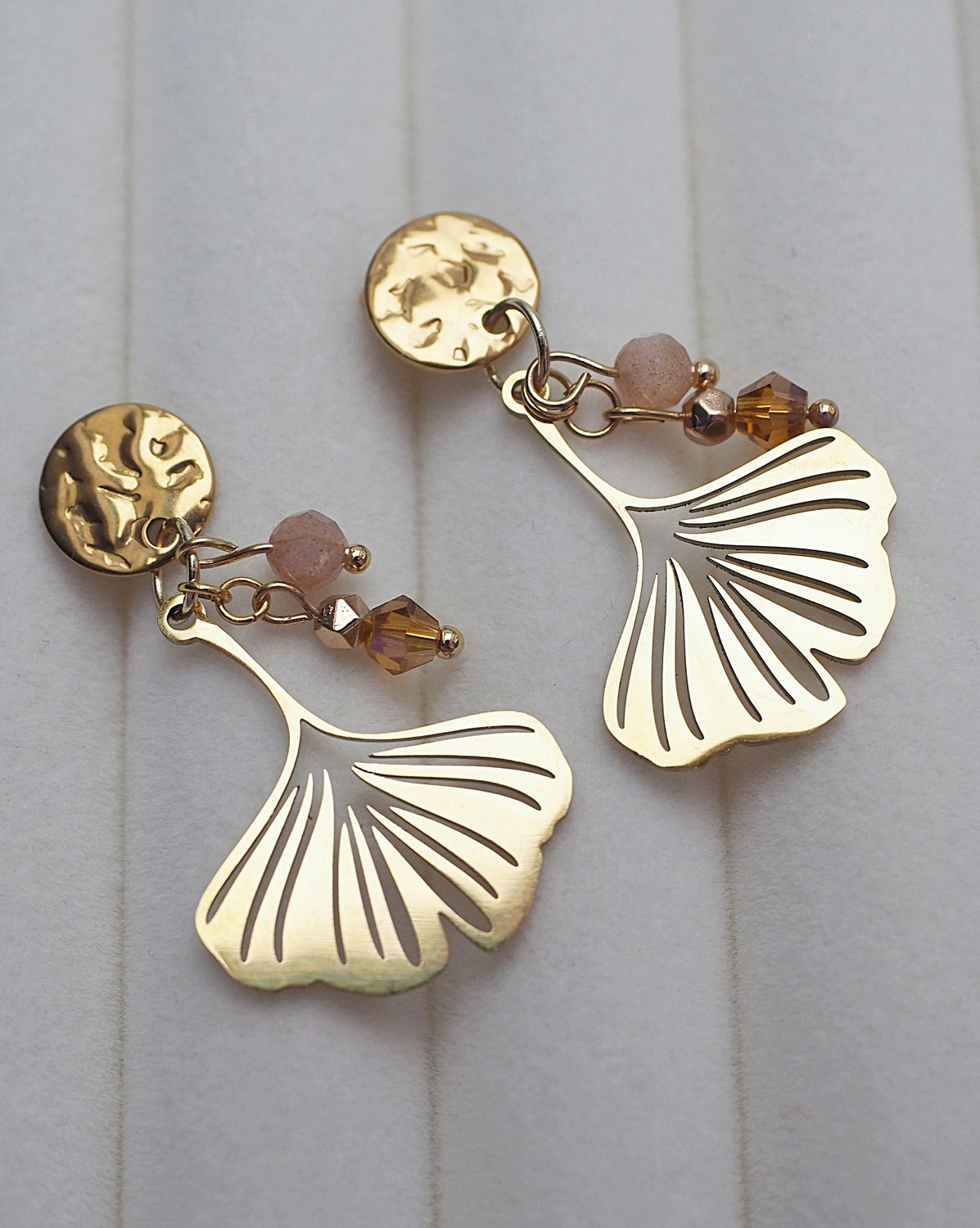 Kolczyki &quot;Gingko Biloba&quot;