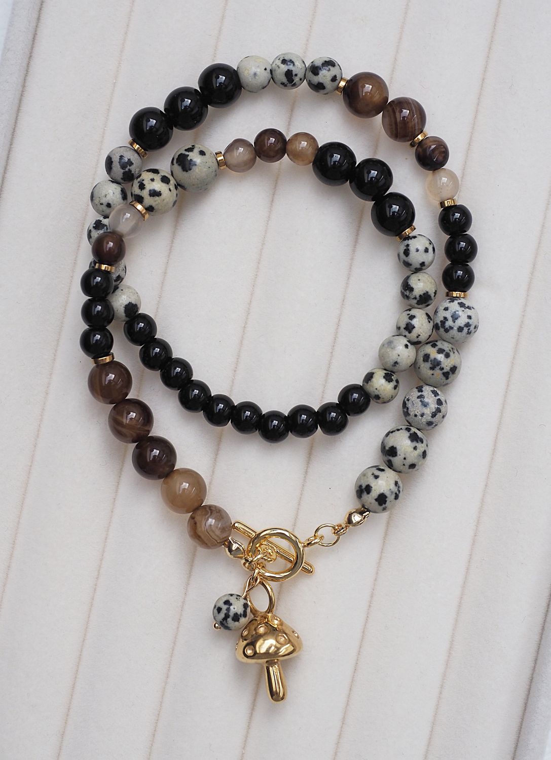 Naszyjnik &quot;Golden mushroom&quot;