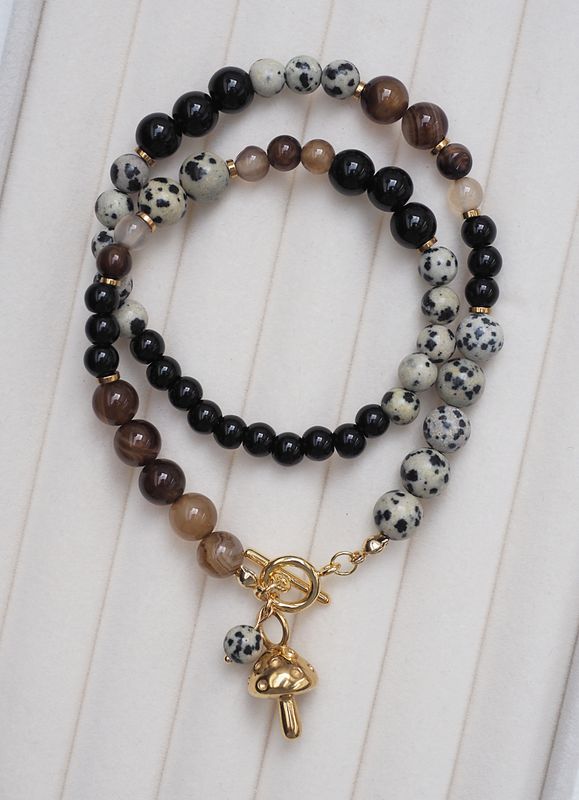 Naszyjnik &quot;Golden mushroom&quot;