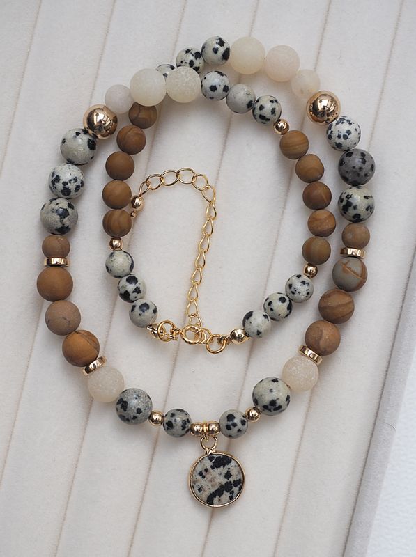 Naszyjnik &quot;Dalmatian Matte&quot;