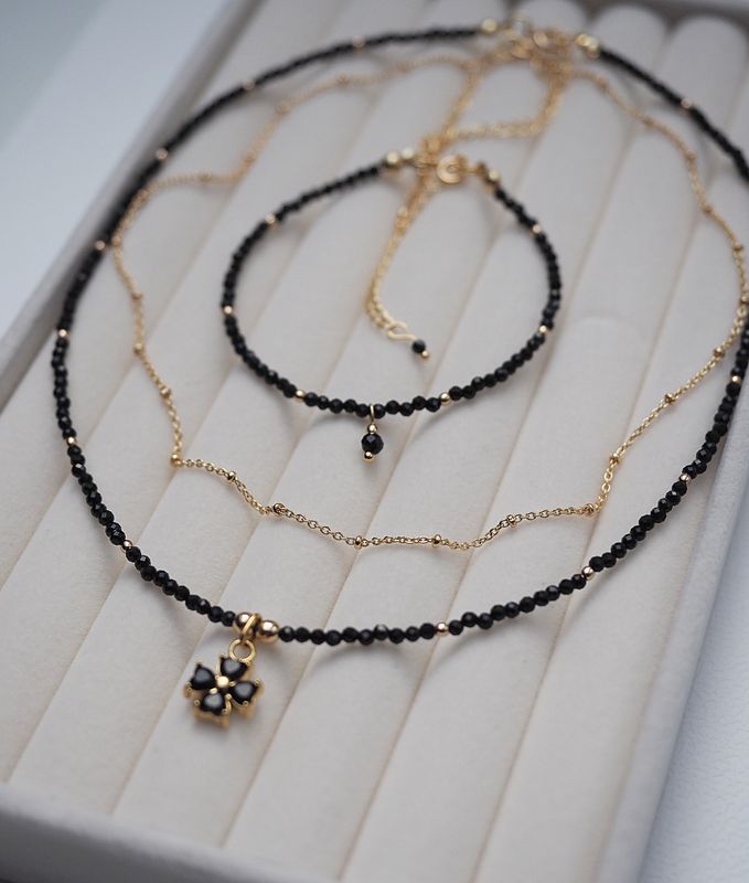 Naszyjnik &quot;Black Elegance&quot;