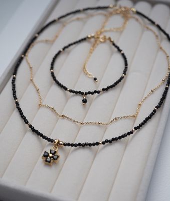 Naszyjnik &quot;Black Elegance&quot;