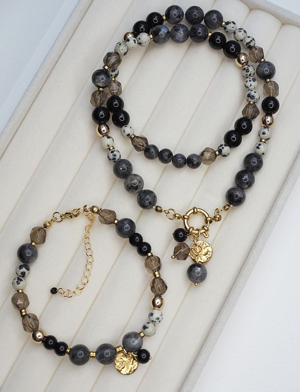 Naszyjnik &quot;Dalmatian Night&quot;