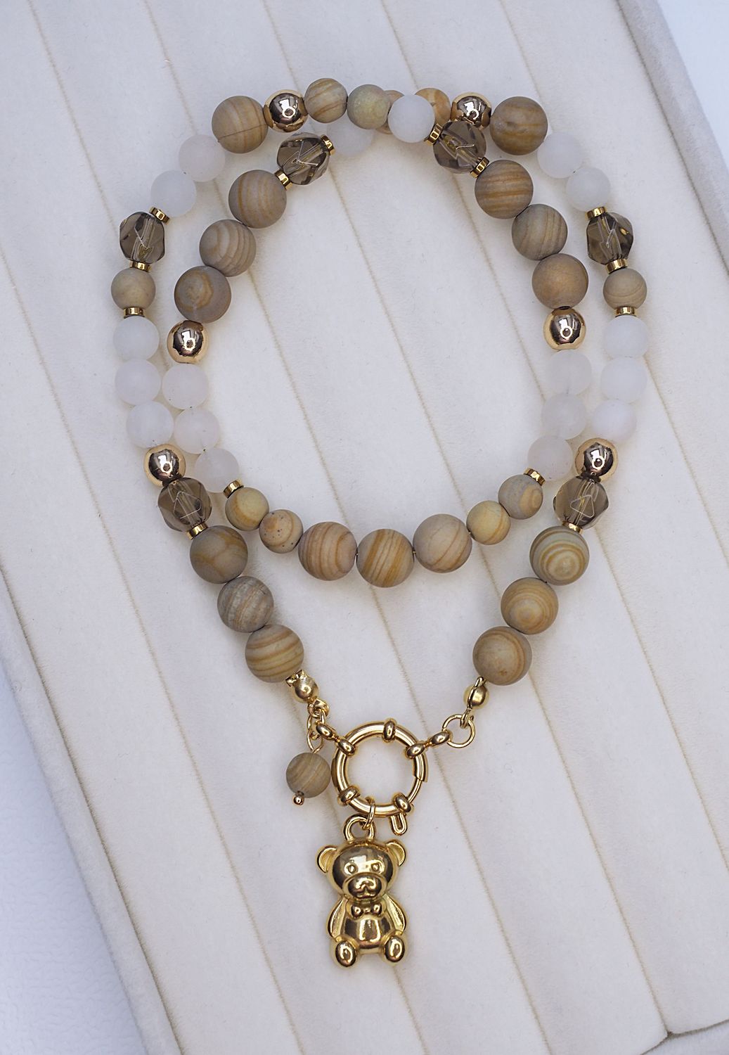 Naszyjnik &quot;Teddy White&quot;